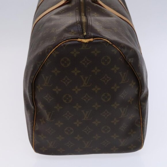 LOUIS VUITTON Monogram Keepall 55 Boston Bag LV Auth - Picture 5 of 16